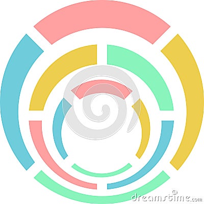 Round logo Vector Illustration