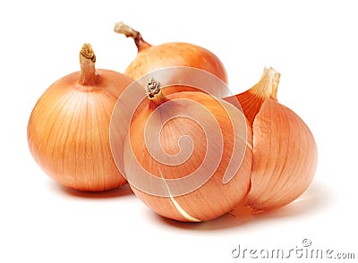 Round onions Stock Photo