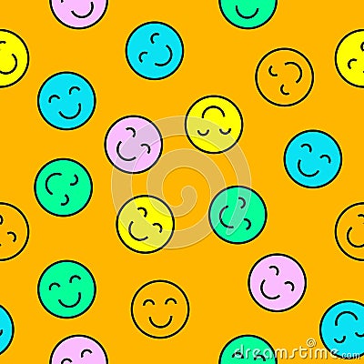 Round smileys Vector Illustration