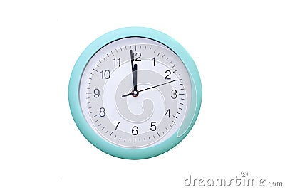 Round wall clock Stock Photo