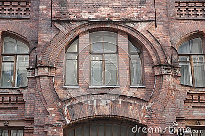 Round window. Stock Photo