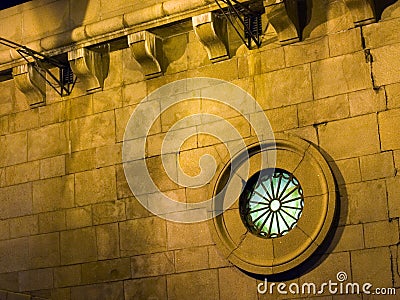 Round window Stock Photo