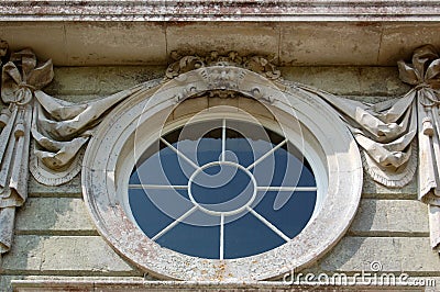 Round window Stock Photo