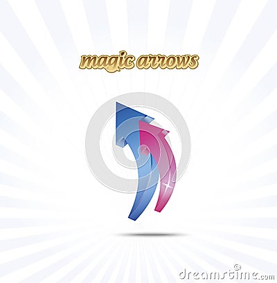 Rounded arrows Stock Photo