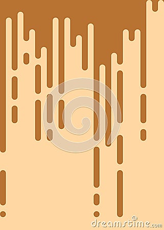 Copper color Abstract Rounded Color Lines halftone transition background illustration Vector Illustration