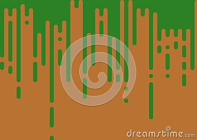 Copper color Abstract Rounded Color Lines halftone transition background illustration Vector Illustration