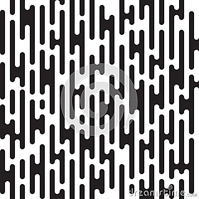 ROUNDED LINES VERTICAL TRANSITION TEXTURE. SEAMLESS VECTOR PATTERN Vector Illustration