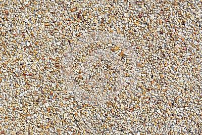 Rounded sand pebble stones background Stock Photo