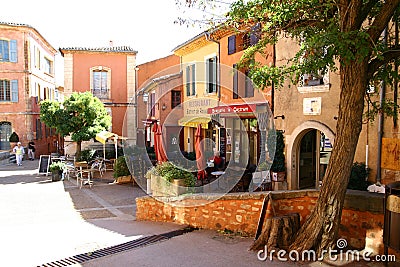 Roussilion in Provence France Editorial Stock Photo