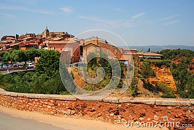 Roussillon, Provence, France Stock Photo