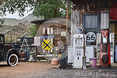 Route 66 Editorial Stock Photo