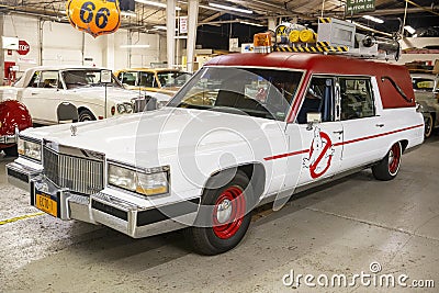 Route 66 Car Museum, Chostbusters, Travel Editorial Stock Photo