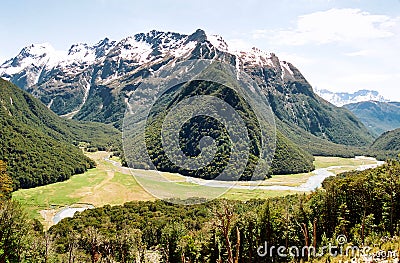 Routeburn Track, New Zealand Stock Photo