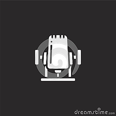 router icon. Filled router icon for website design and mobile, app development. router icon from filled manufacturing collection Vector Illustration