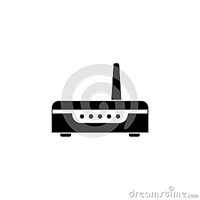 Router, modem icon or logo Vector Illustration