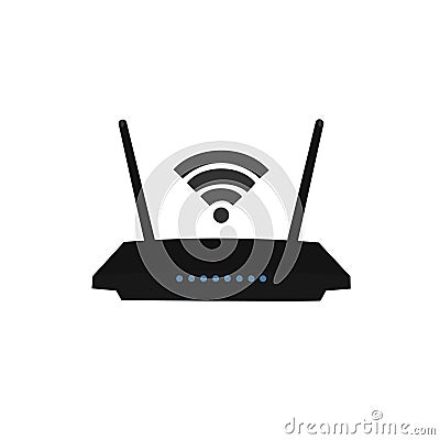 Router Modem Wifi Icon Vector Vector Illustration