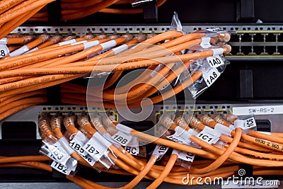 Router Network Connections Stock Photo