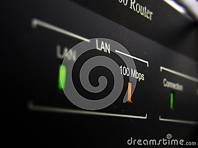 Router switch Stock Photo