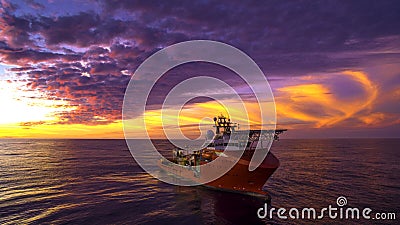 ROV Vessel Stock Photo