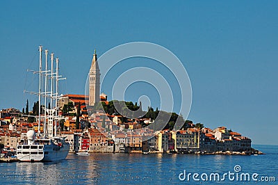 Rovinj city Croatia Stock Photo