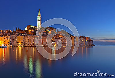 Rovinj city Stock Photo