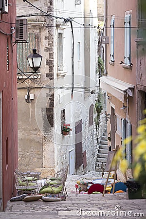 Rovinj details Stock Photo