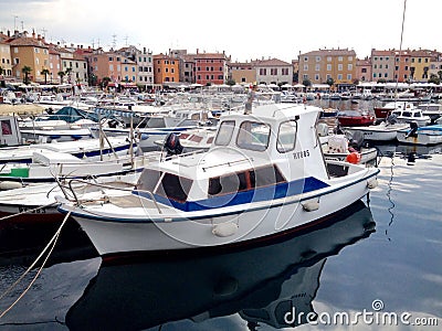 Rovinj street view Editorial Stock Photo