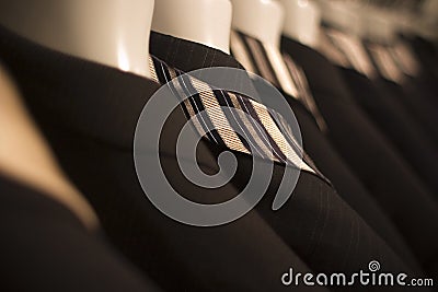 Row Of Suits Stock Photo