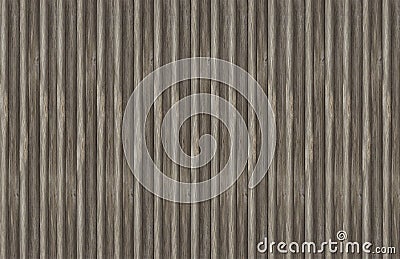 Row of vertical beige wooden lines of ribs set of boards narrow infinite repeating natural background Stock Photo