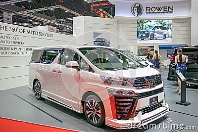 Rowen Car at The 40th Thailand International Motor Show Editorial Stock Photo