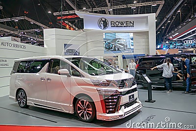 Rowen Car at The 40th Thailand International Motor Show Editorial Stock Photo