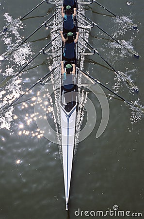Rowing Stock Photo