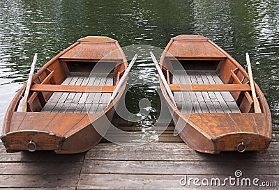 Rowing Boats Stock Photo