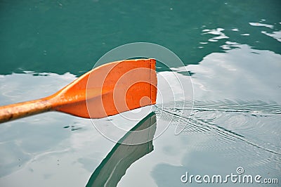 Rowing oar Stock Photo