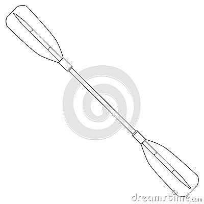 Rowing oar Stock Photo