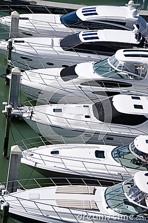 Luxury yachts Stock Photo