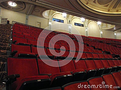 Seats Awaiting an Audience Stock Photo