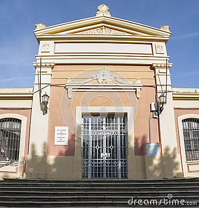 Royal Academy of Jurisprudence and Legislation of Extremadura, Spain Stock Photo