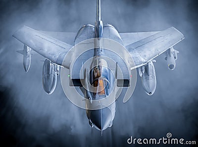 Fast fighter jet Stock Photo