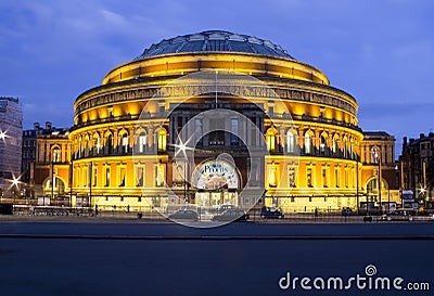 Royal Albert Hall in London Editorial Stock Photo