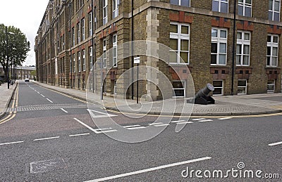 Royal Arsenal Street in Woolwich quartier Editorial Stock Photo