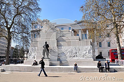 Royal Artillery Memorial, UK Editorial Stock Photo