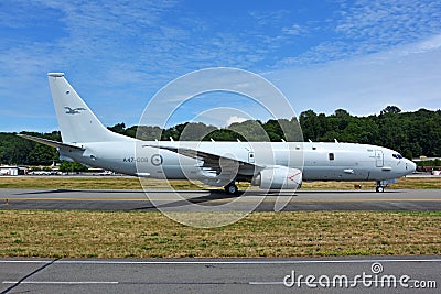 A47-008 Royal Australian Air Force Boeing P-8A Poseidon Editorial Stock Photo