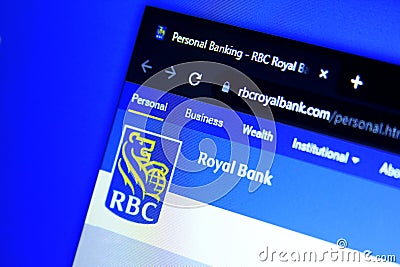 Royal Bank of Canada RBC Editorial Stock Photo
