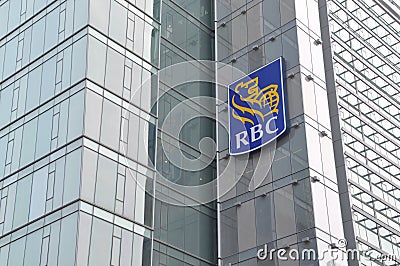 Royal Bank of Canada signage Editorial Stock Photo