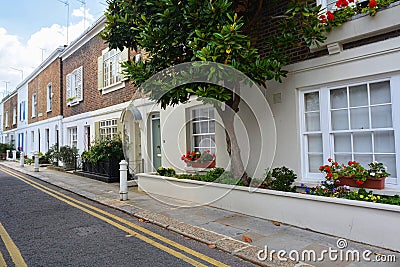 UK Housing crisis. Town houses. Real Estate Stock Photo