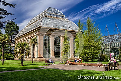 Royal Botanic Garden in Edinburgh, Scotland Editorial Stock Photo