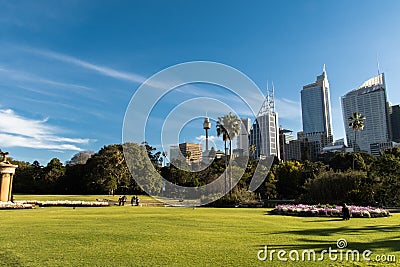 Sydney, NSW/Australia: Royal Botanical Garden Editorial Stock Photo