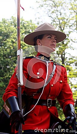 Royal Canadian Mounted Police Editorial Stock Photo