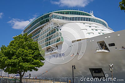 Royal Caribbean cruise, Bayonne, NJ, USA Editorial Stock Photo
